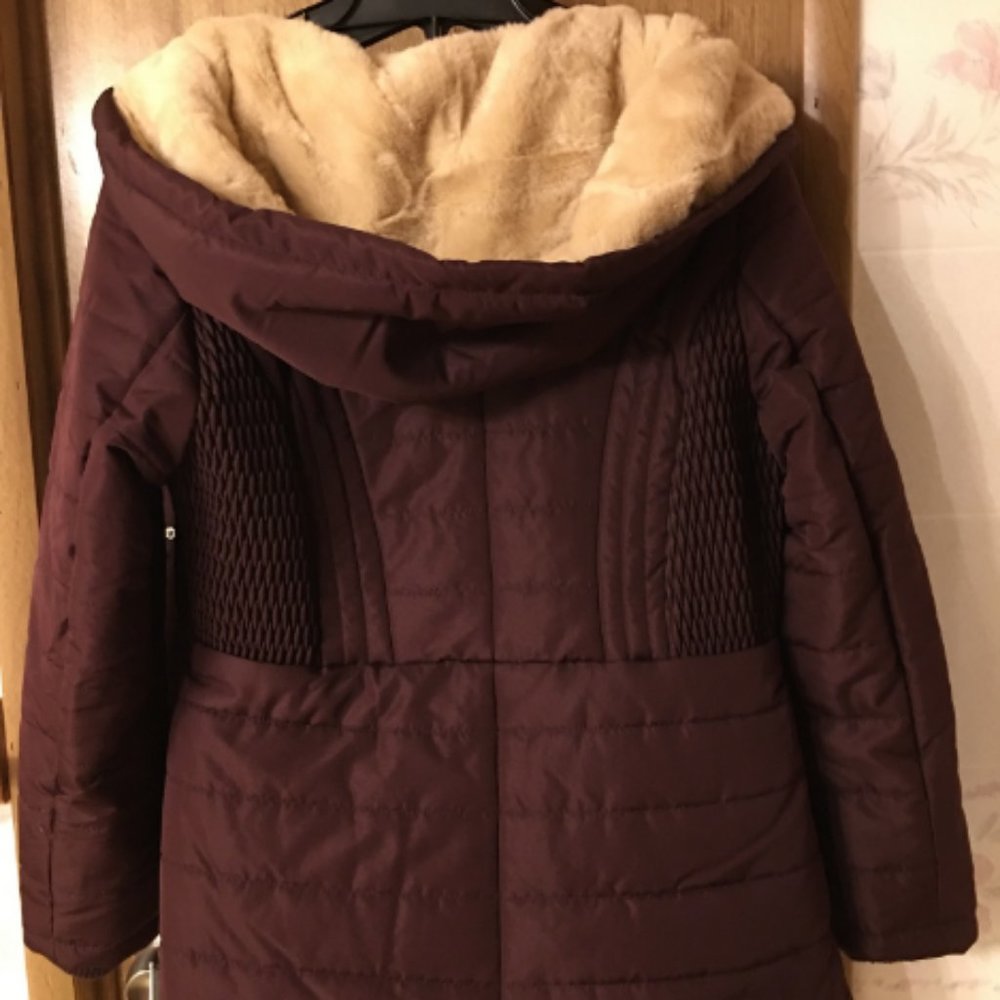 d.e.t.a.i.l.s Sherpa-Lined Convertible Collar Coat - Picture 2 of 9